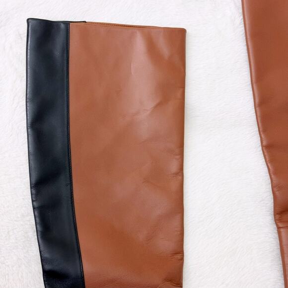 FRAME Le Catalina Colorblocked Boot (Size 40) in Whisky Multi - Picture 4 of 10